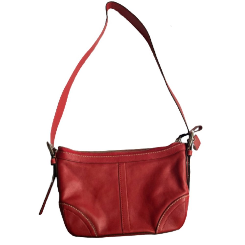 Red Coach Hobo Bag